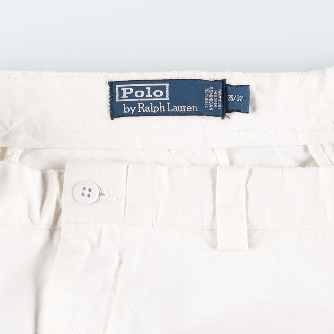 Ralph Lauren POLO by Ralph Lauren Chino Pants Men's W37 cotton white type Vintage Second Hand