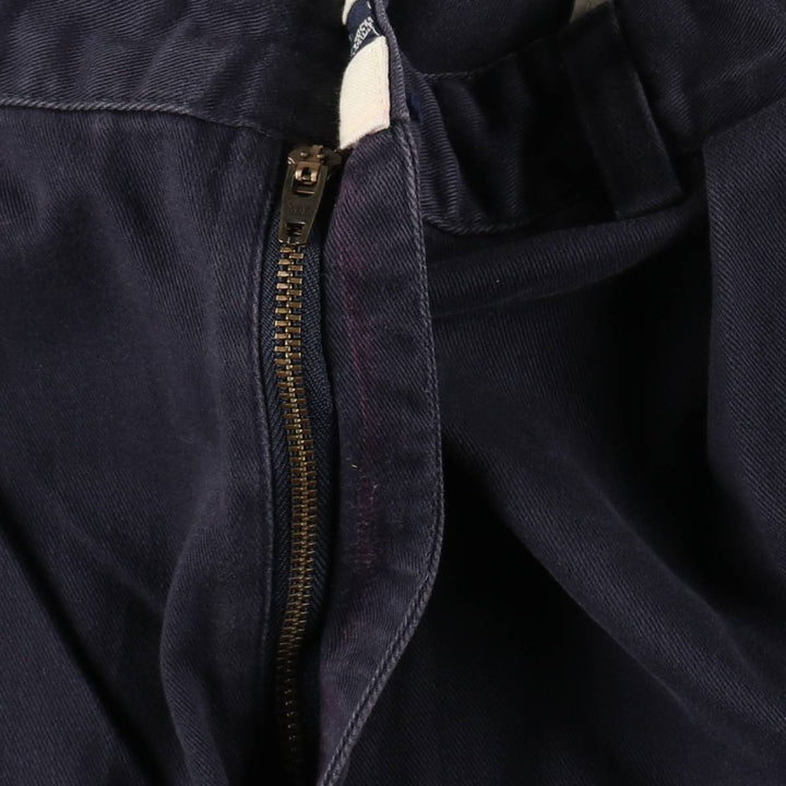 Ralph Lauren Polo Ralph Lauren Andrew Pant Two-pleat Chino Pants Men's Size W34 cotton navy blue type Vintage Second Hand