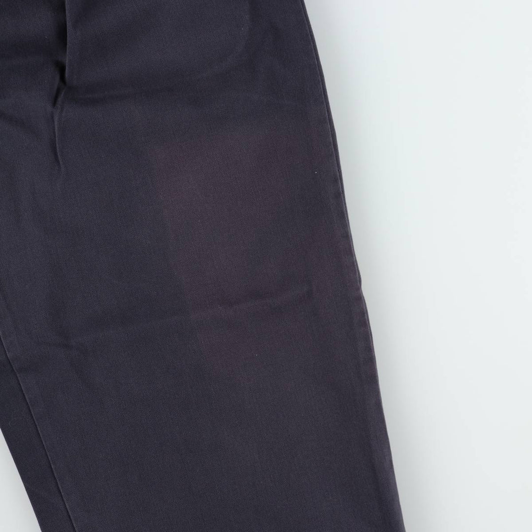 Ralph Lauren Polo Ralph Lauren Andrew Pant Two-pleat Chino Pants Men's Size W34 cotton navy blue type Vintage Second Hand