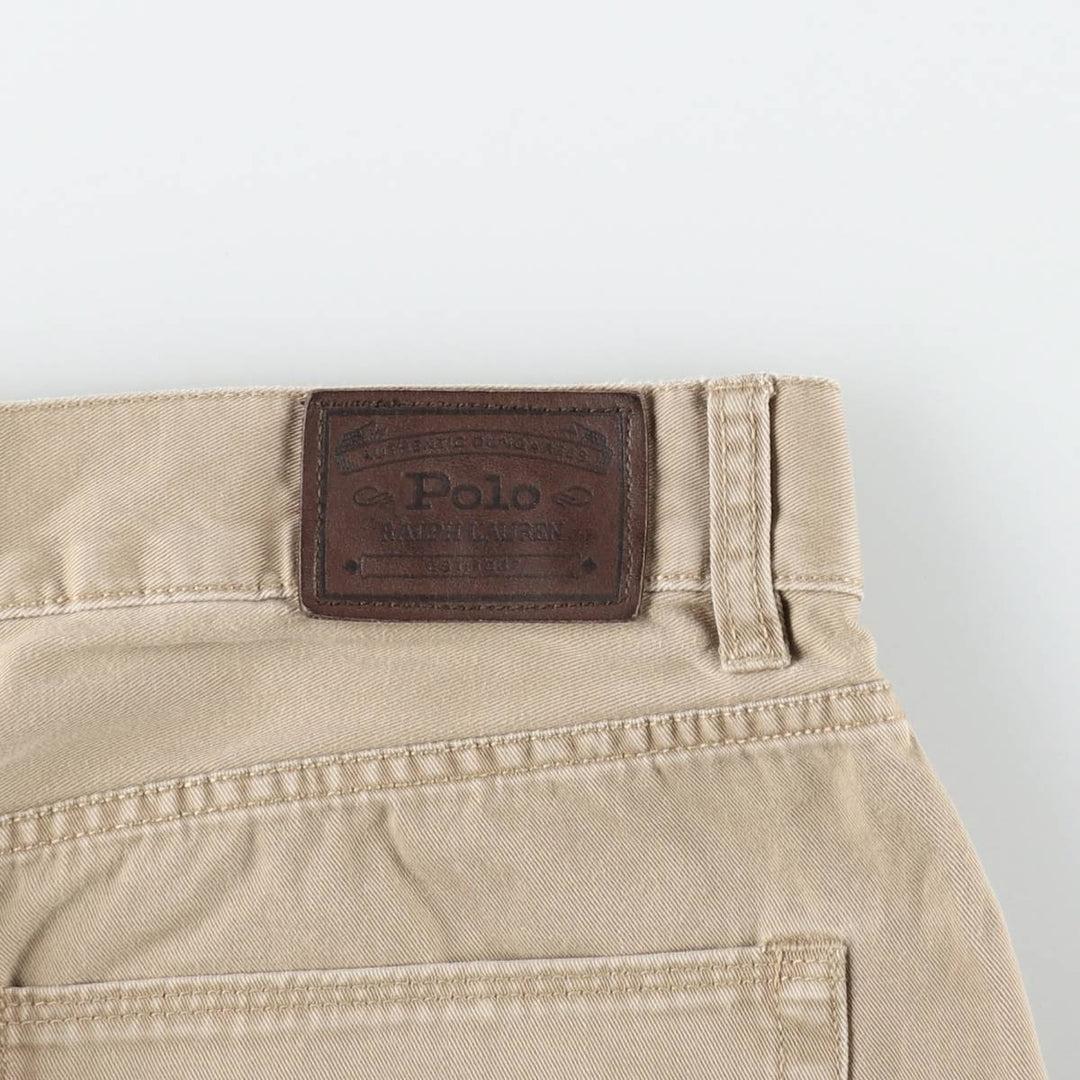 Ralph Lauren Polo Ralph Lauren Chino Pants, Men's Size W36 (approx.) cotton Beige type Vintage Second Hand