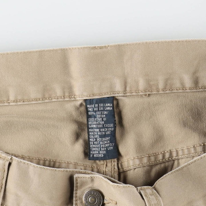 Ralph Lauren Polo Ralph Lauren Chino Pants, Men's Size W36 (approx.) cotton Beige type Vintage Second Hand