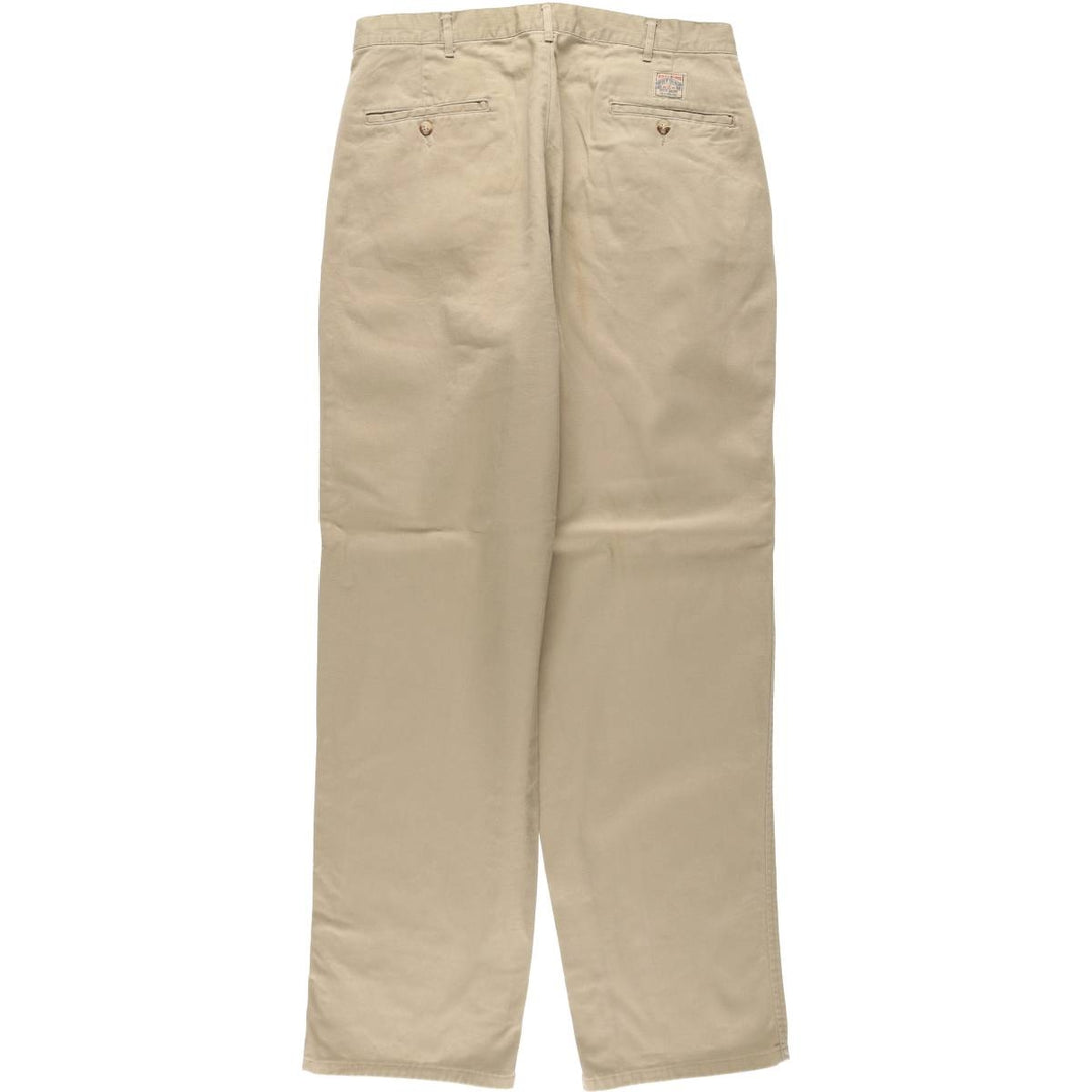 Ralph Lauren POLO by Ralph Lauren Two-pleat Chino Pants for Men, W33 equivalent cotton Beige type Vintage Second Hand
