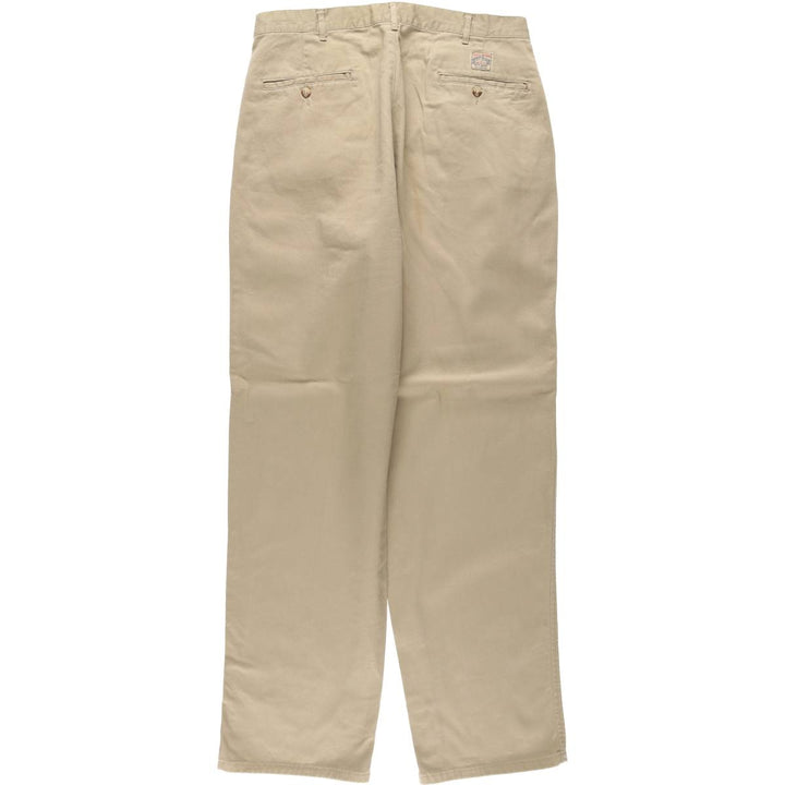 Ralph Lauren POLO by Ralph Lauren Two-pleat Chino Pants for Men, W33 equivalent cotton Beige type Vintage Second Hand