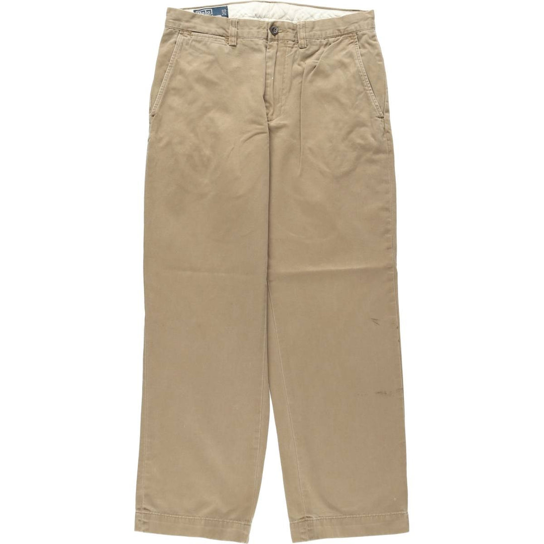 Ralph Lauren POLO by Ralph Lauren PRESTON PANT Chino pants for men, equivalent to W31 cotton Beige type Vintage Second Hand
