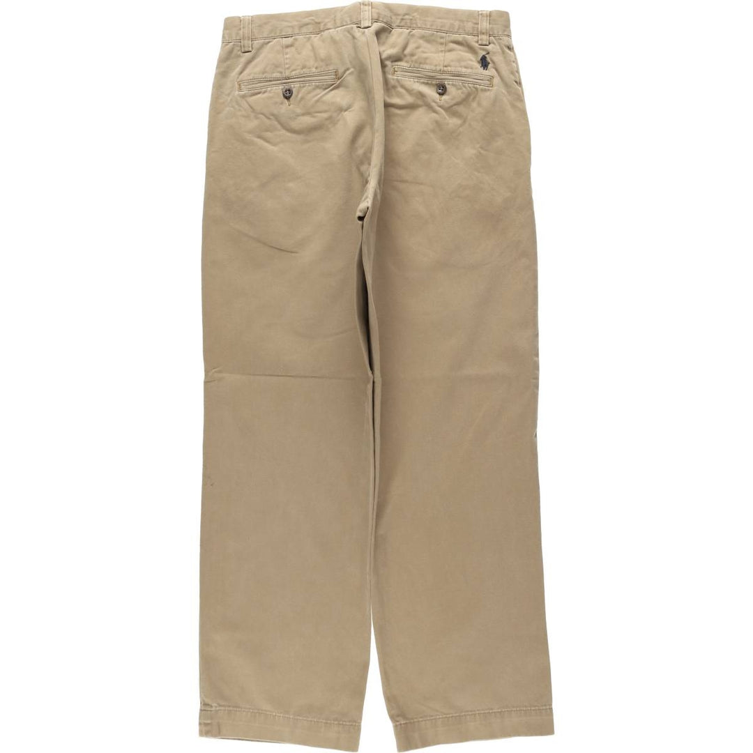 Ralph Lauren POLO by Ralph Lauren PRESTON PANT Chino pants for men, equivalent to W31 cotton Beige type Vintage Second Hand