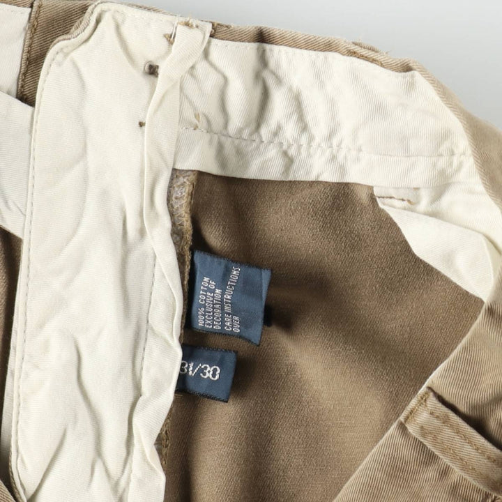 Ralph Lauren POLO by Ralph Lauren PRESTON PANT Chino pants for men, equivalent to W31 cotton Beige type Vintage Second Hand