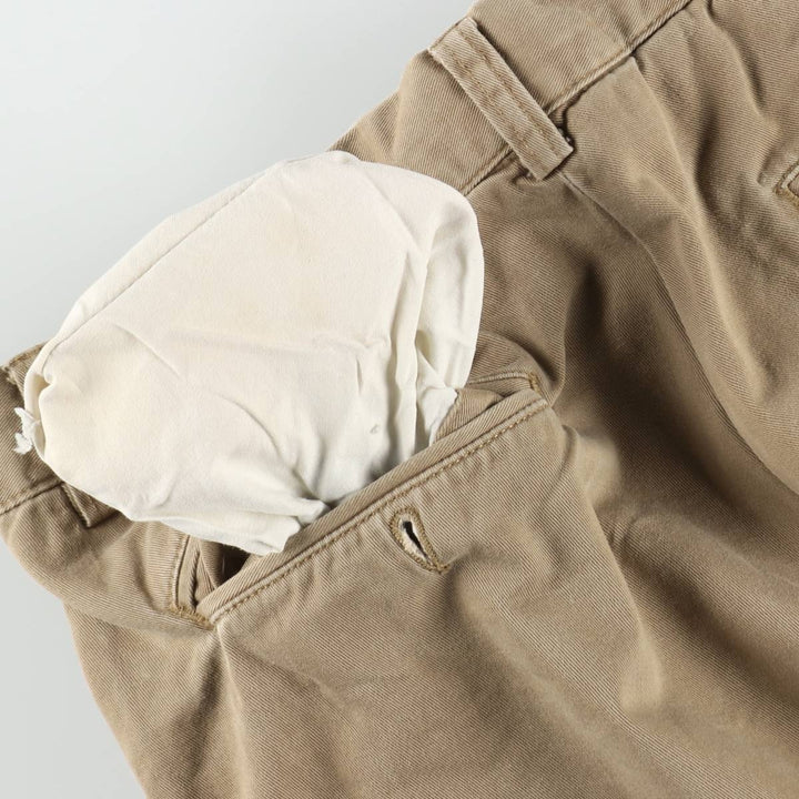 Ralph Lauren POLO by Ralph Lauren PRESTON PANT Chino pants for men, equivalent to W31 cotton Beige type Vintage Second Hand