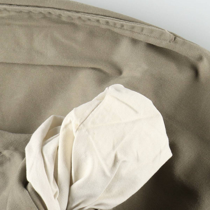 Ralph Lauren POLO by Ralph Lauren ANDREW PANT Two-pleat chino pants for men, equivalent to W34 cotton Khaki type beige Vintage Second Hand