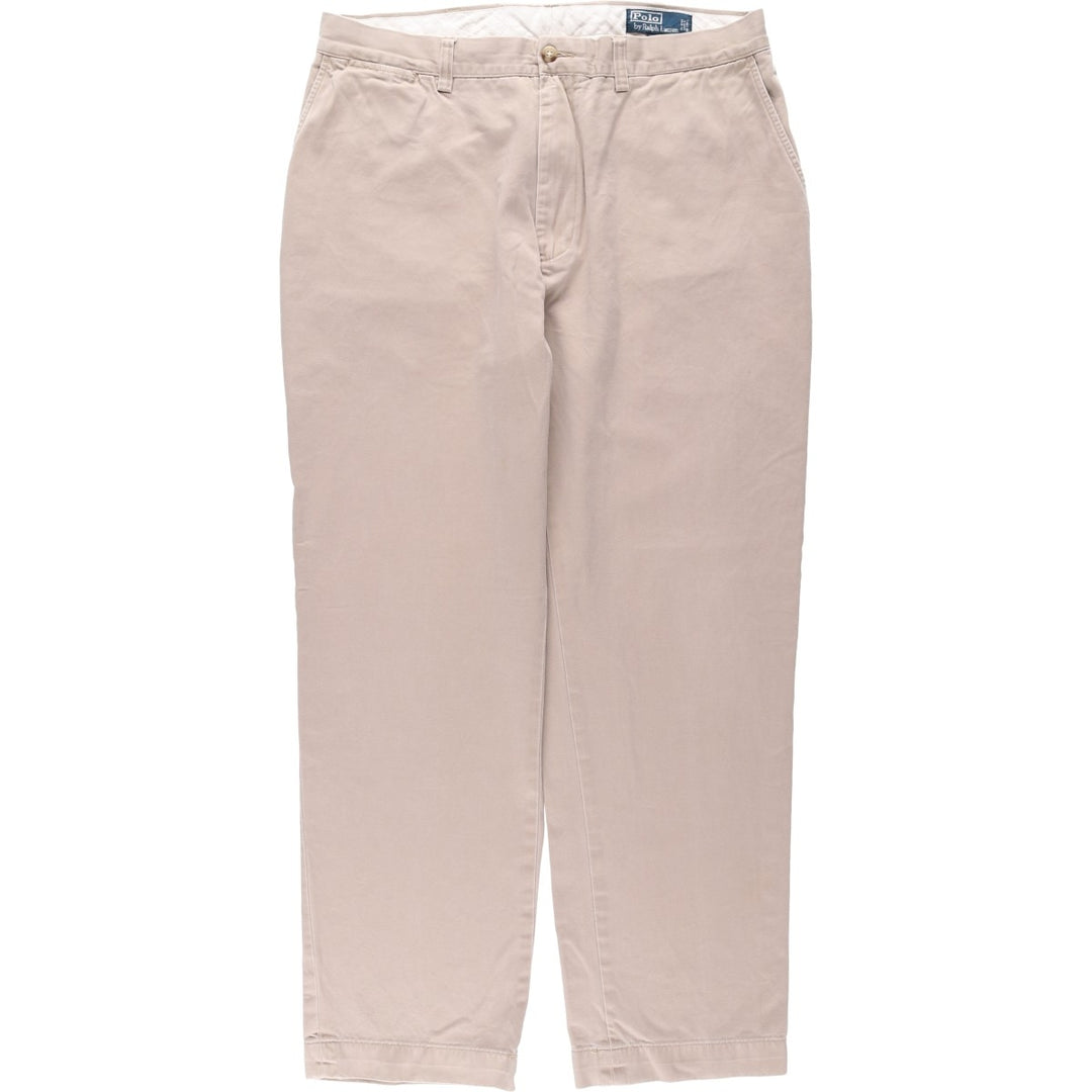 Ralph Lauren POLO by Ralph Lauren PROSPECT PANT Chino pants for men, equivalent to w36 cotton Beige type Vintage Second Hand