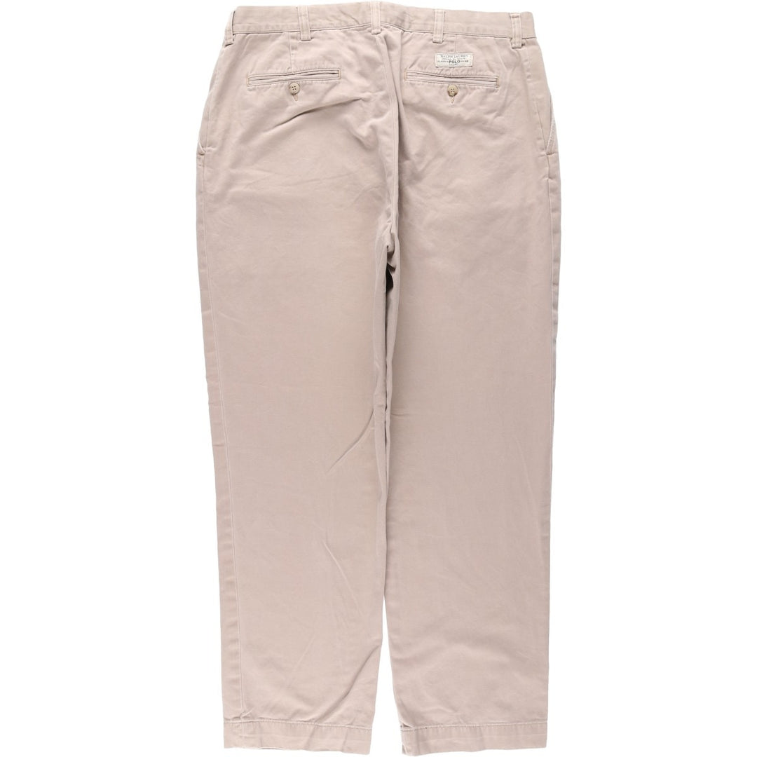 Ralph Lauren POLO by Ralph Lauren PROSPECT PANT Chino pants for men, equivalent to w36 cotton Beige type Vintage Second Hand