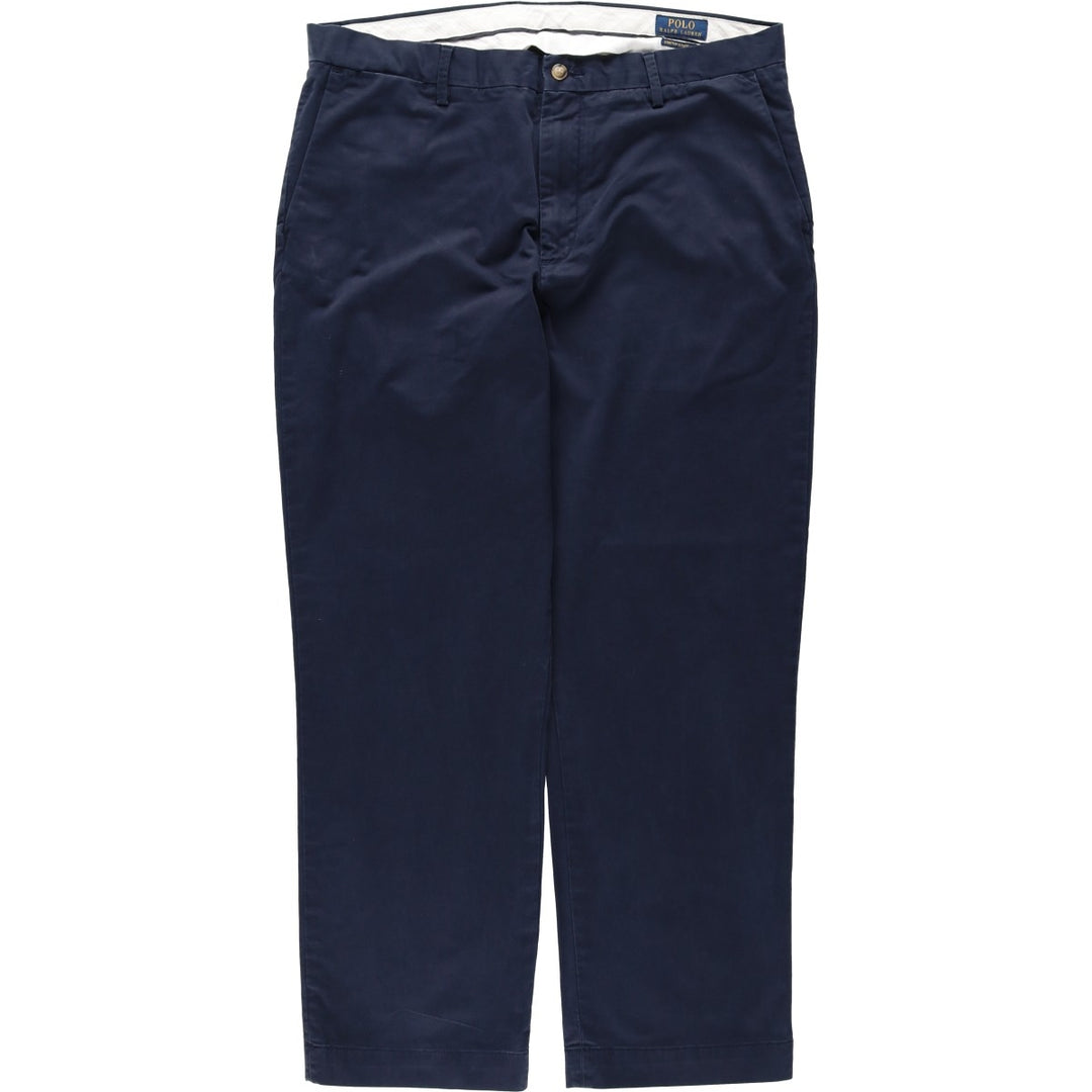 Ralph Lauren POLO RALPH LAUREN Stretch Classic Fit Chino Pants, Men's Size W36 (approx.) cotton navy blue type Vintage Second Hand
