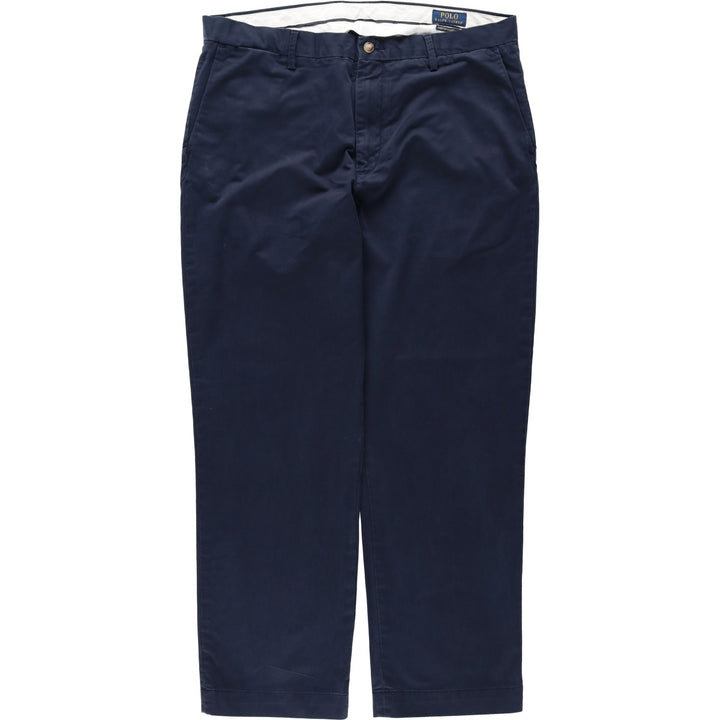 Ralph Lauren POLO RALPH LAUREN Stretch Classic Fit Chino Pants, Men's Size W36 (approx.) cotton navy blue type Vintage Second Hand