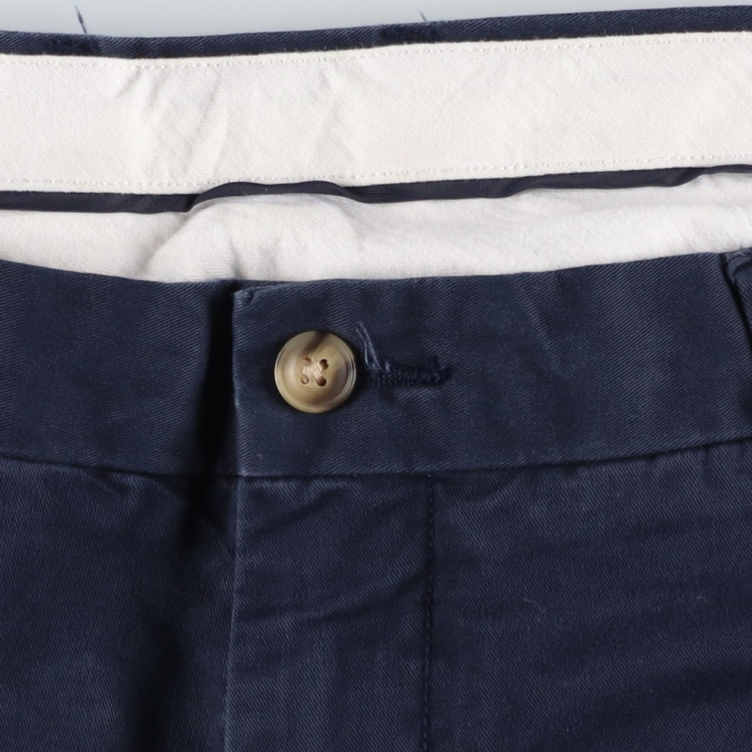 Ralph Lauren POLO RALPH LAUREN Stretch Classic Fit Chino Pants, Men's Size W36 (approx.) cotton navy blue type Vintage Second Hand