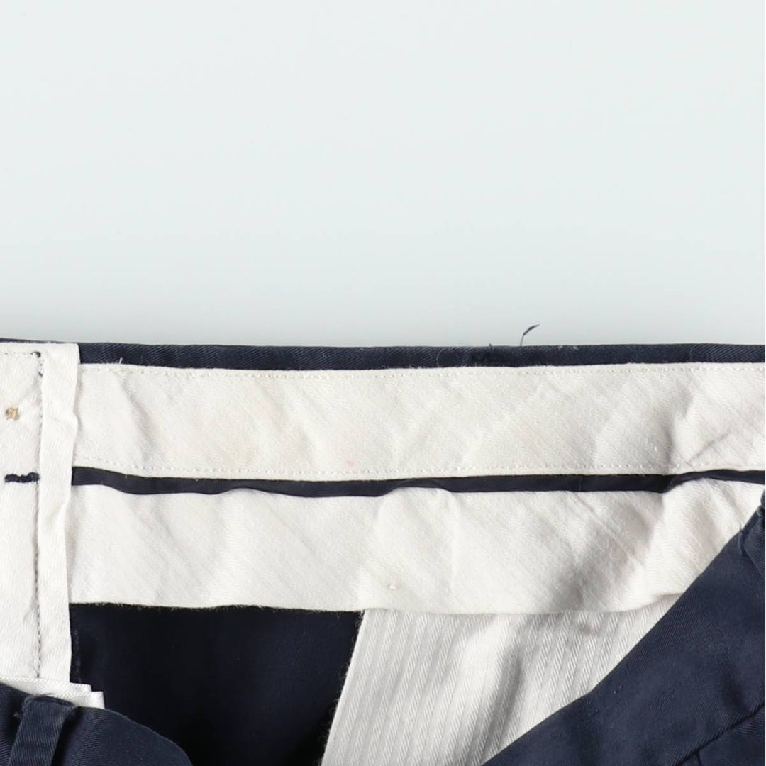 Ralph Lauren POLO RALPH LAUREN Stretch Classic Fit Chino Pants, Men's Size W36 (approx.) cotton navy blue type Vintage Second Hand