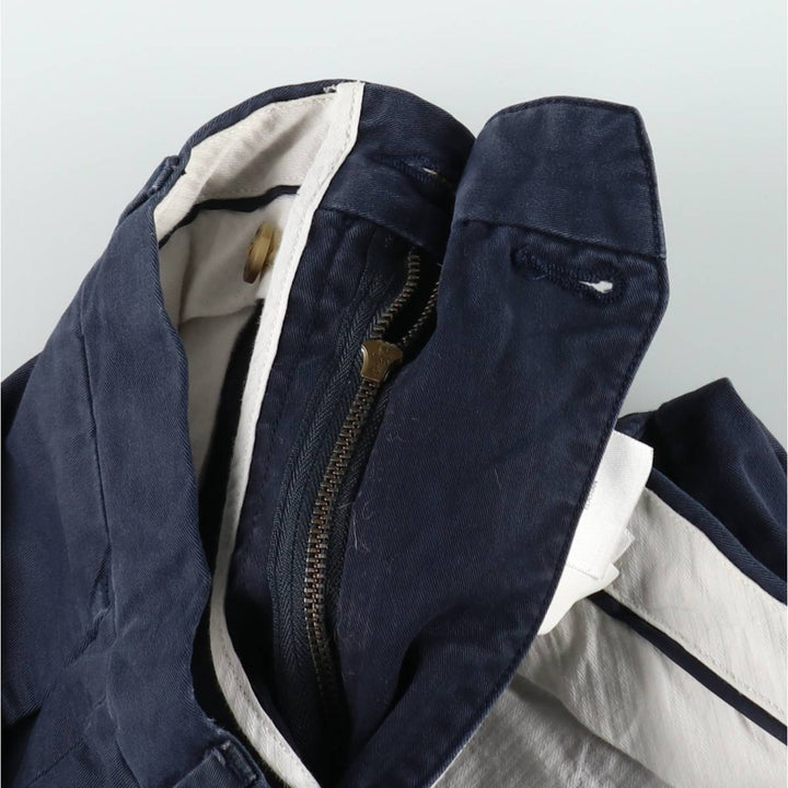 Ralph Lauren POLO RALPH LAUREN Stretch Classic Fit Chino Pants, Men's Size W36 (approx.) cotton navy blue type Vintage Second Hand