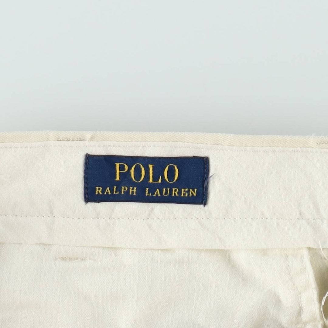 Ralph Lauren POLO RALPH LAUREN CLASSIC FIT Chino Pants, Men's W35 (approx.) cotton Beige type Vintage Second Hand