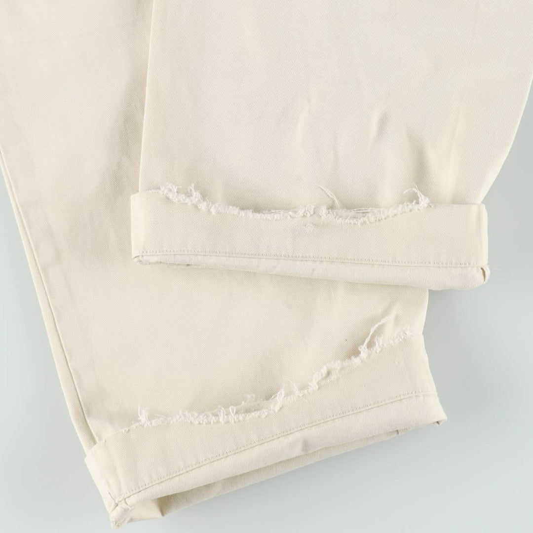 Ralph Lauren POLO RALPH LAUREN CLASSIC FIT Chino Pants, Men's W35 (approx.) cotton Beige type Vintage Second Hand