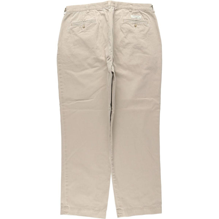 Ralph Lauren POLO by Ralph Lauren ANDREW PANT Two-pleat Chino Pants Men's Size W38 cotton Beige type Vintage Second Hand
