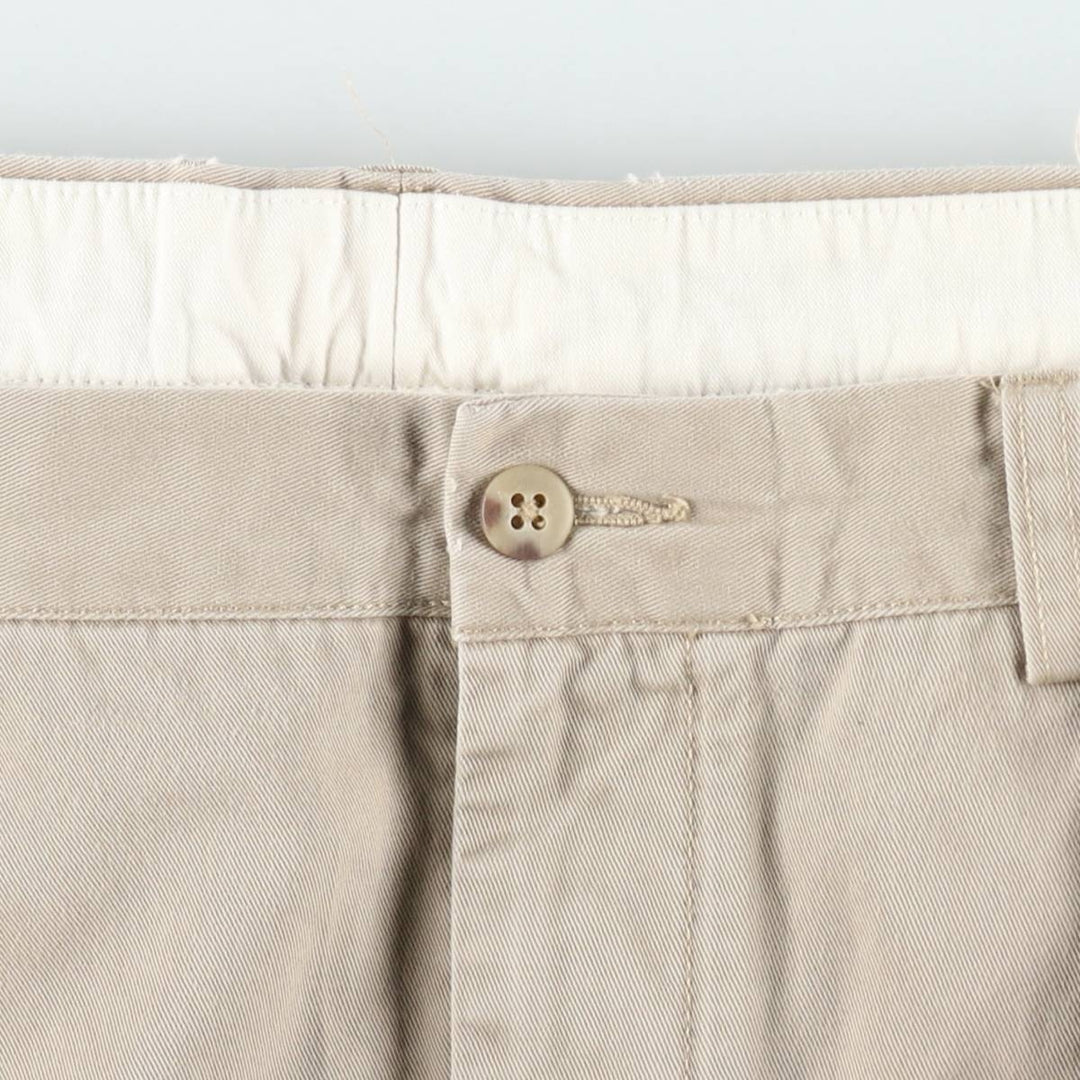 Ralph Lauren POLO by Ralph Lauren ANDREW PANT Two-pleat Chino Pants Men's Size W38 cotton Beige type Vintage Second Hand