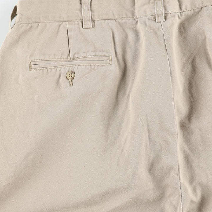 Ralph Lauren POLO by Ralph Lauren ANDREW PANT Two-pleat Chino Pants Men's Size W38 cotton Beige type Vintage Second Hand