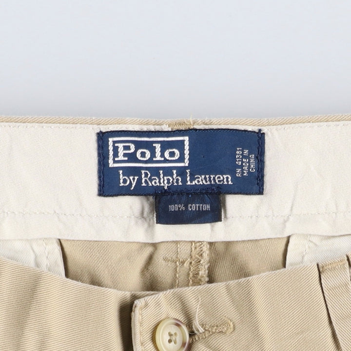 Ralph Lauren POLO by Ralph Lauren Chino Pants Men's W33 equivalent cotton Beige type Vintage Second Hand