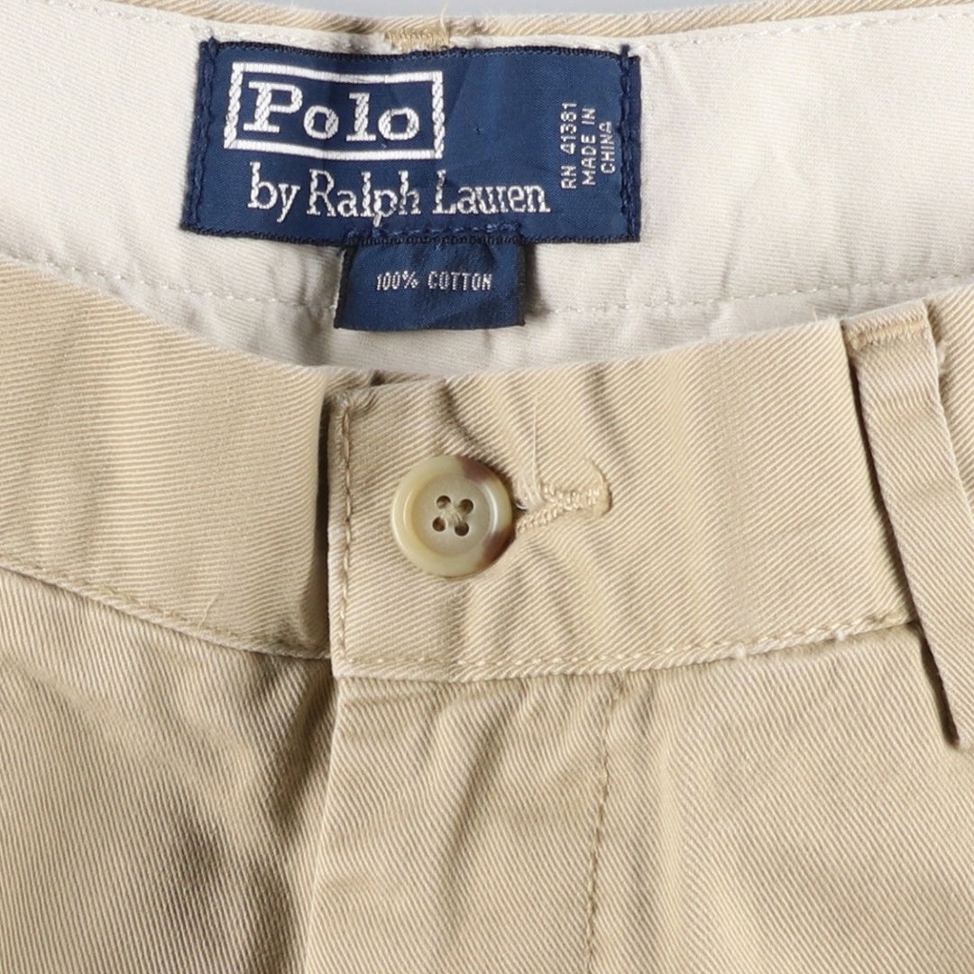 Ralph Lauren POLO by Ralph Lauren Chino Pants Men's W33 equivalent cotton Beige type Vintage Second Hand