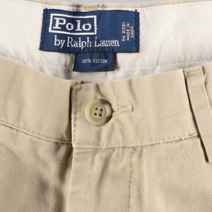Ralph Lauren POLO by Ralph Lauren Chino Pants Men's W33 equivalent cotton Beige type Vintage Second Hand