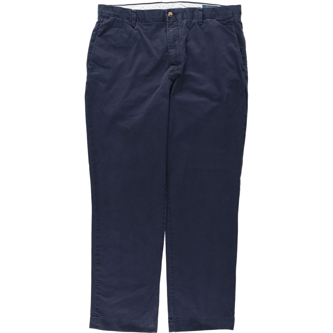 Ralph Lauren POLO RALPH LAUREN Stretch Classic Fit Chino Pants, Men's Size W36 (approx.) cotton navy blue type Vintage Second Hand