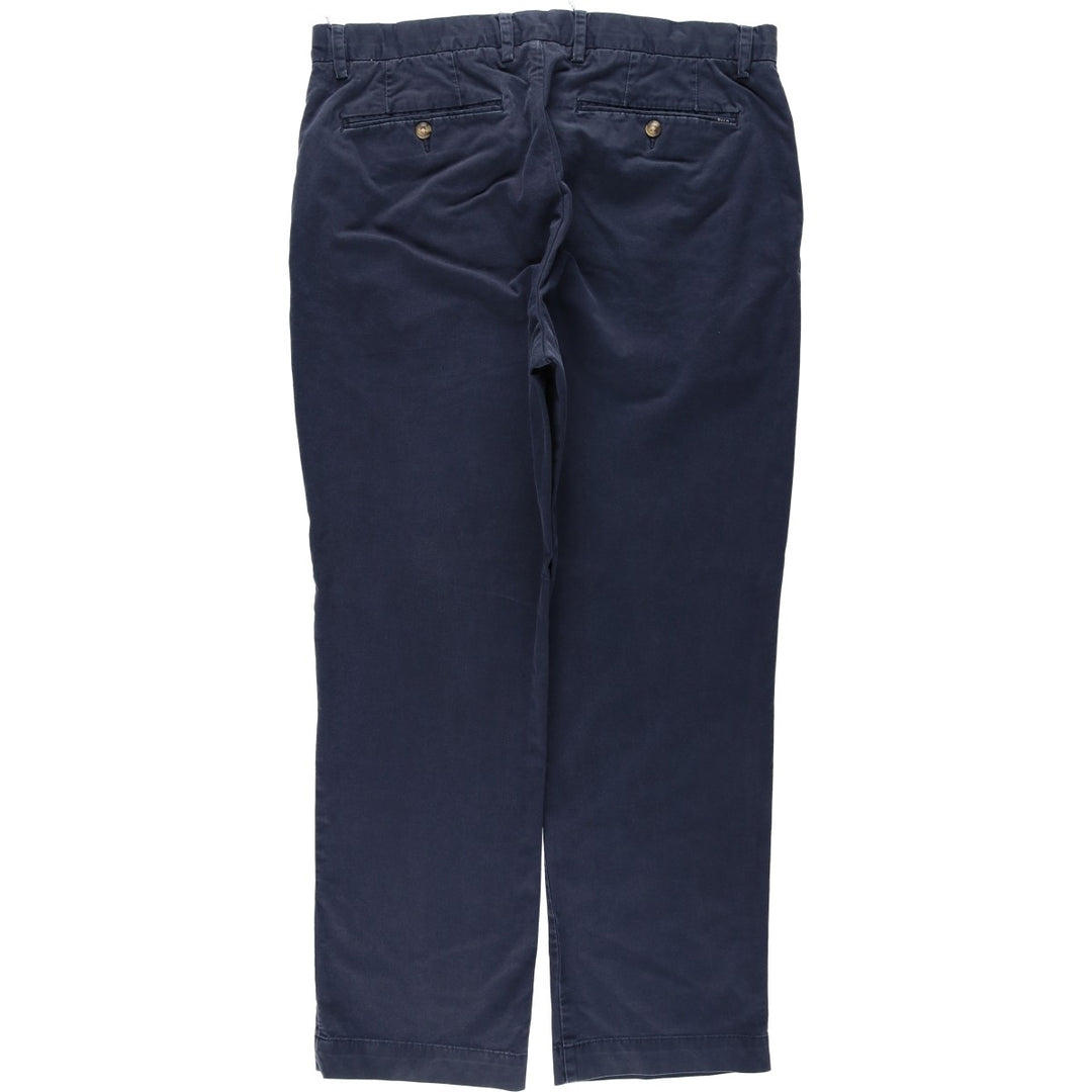 Ralph Lauren POLO RALPH LAUREN Stretch Classic Fit Chino Pants, Men's Size W36 (approx.) cotton navy blue type Vintage Second Hand