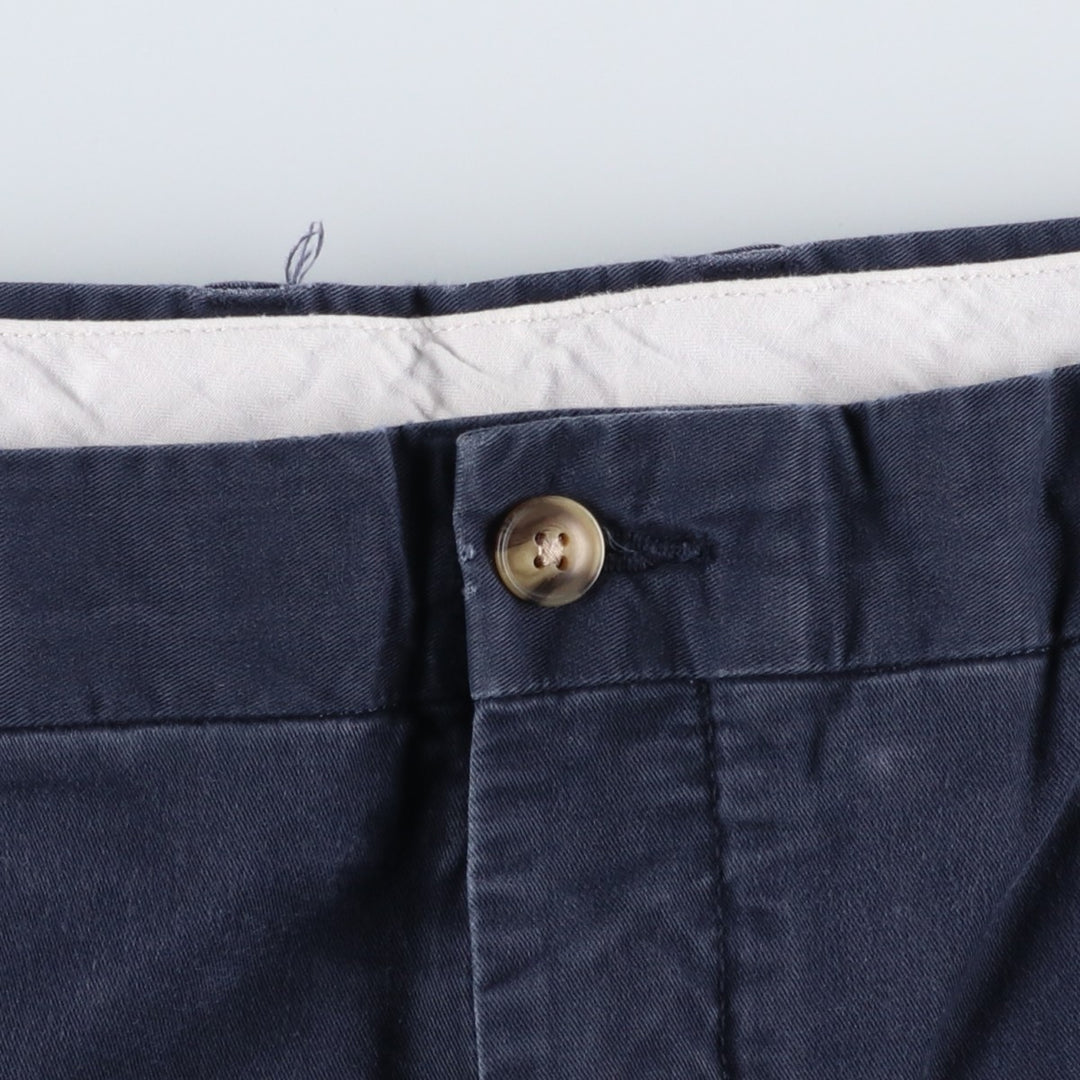 Ralph Lauren POLO RALPH LAUREN Stretch Classic Fit Chino Pants, Men's Size W36 (approx.) cotton navy blue type Vintage Second Hand