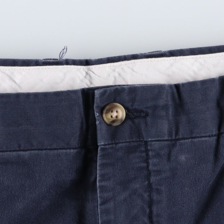 Ralph Lauren POLO RALPH LAUREN Stretch Classic Fit Chino Pants, Men's Size W36 (approx.) cotton navy blue type Vintage Second Hand