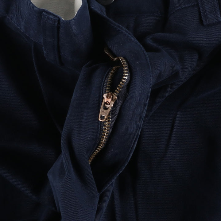 Ralph Lauren POLO by Ralph Lauren HAMMOND PANT Two-pleat Chino Pants Men's W34 equivalent cotton navy blue type Vintage Second Hand