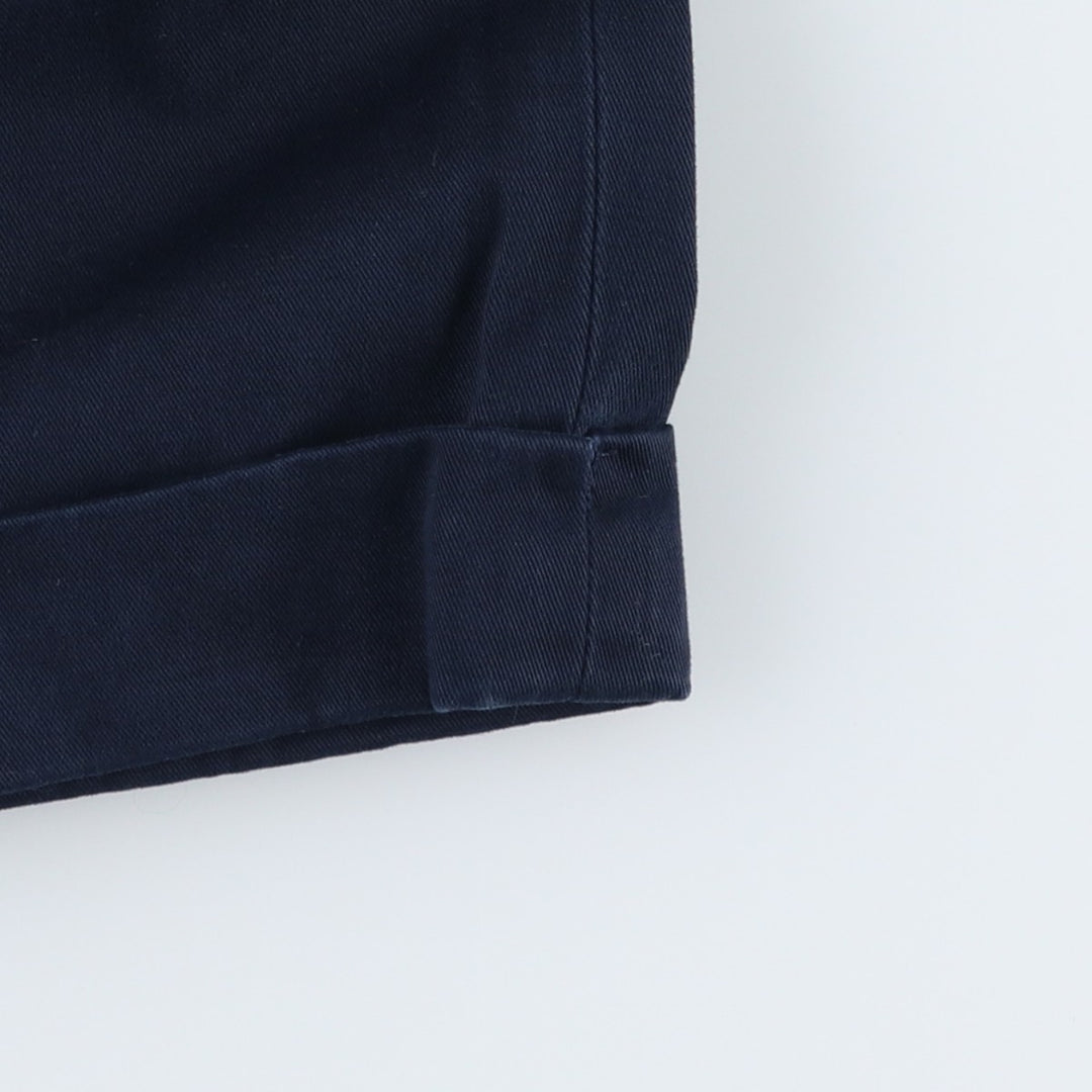 Ralph Lauren POLO by Ralph Lauren HAMMOND PANT Two-pleat Chino Pants Men's W34 equivalent cotton navy blue type Vintage Second Hand