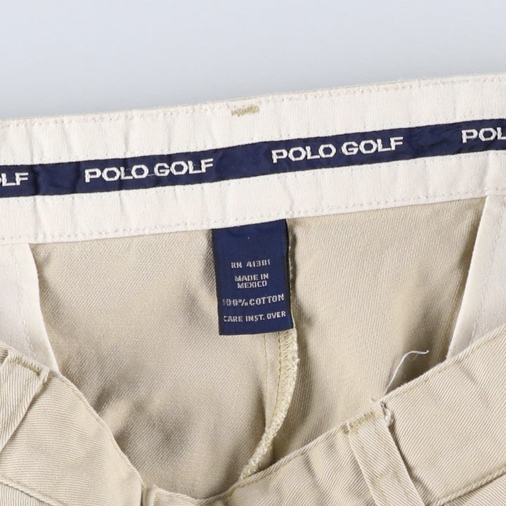 Ralph Lauren POLO GOLF Polo Golf Two-pleat Chino Pants for Men, Size W32 cotton Beige type Vintage Second Hand