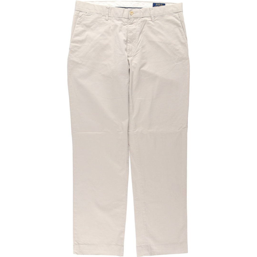 Ralph Lauren POLO RALPH LAUREN Stretch Classic Fit Chino Pants, Men's Size W36 (approx.) cotton Beige type Vintage Second Hand