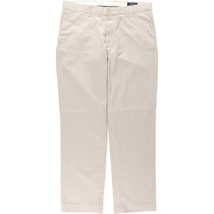 Ralph Lauren POLO RALPH LAUREN Stretch Classic Fit Chino Pants, Men's Size W36 (approx.) cotton Beige type Vintage Second Hand