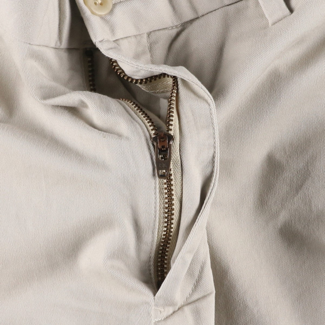 Ralph Lauren POLO RALPH LAUREN Stretch Classic Fit Chino Pants, Men's Size W36 (approx.) cotton Beige type Vintage Second Hand