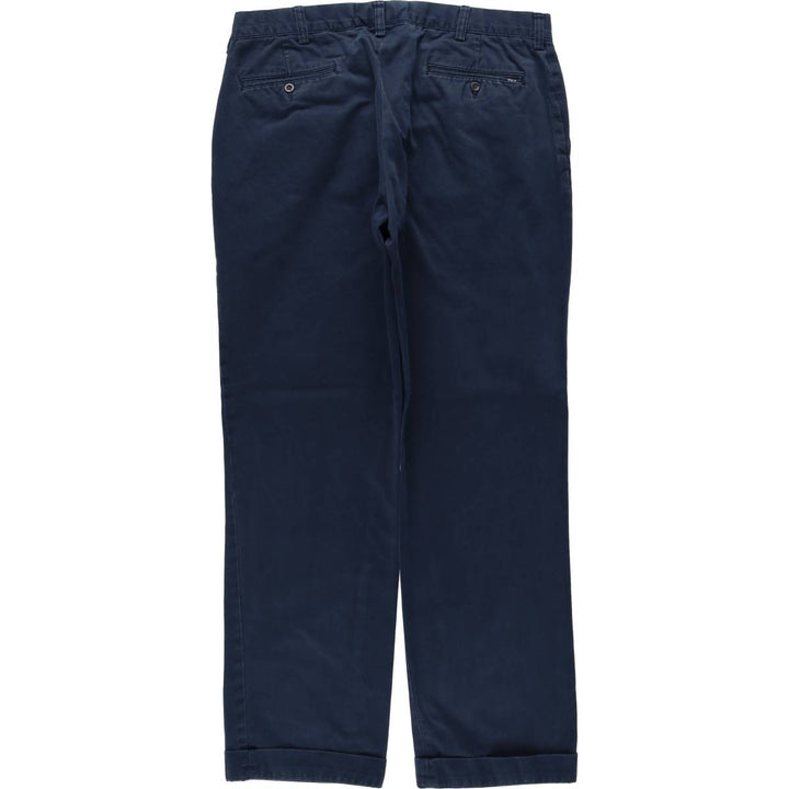 Ralph Lauren POLO RALPH LAUREN Chino Pants Men's W35 equivalent cotton navy blue type Vintage Second Hand