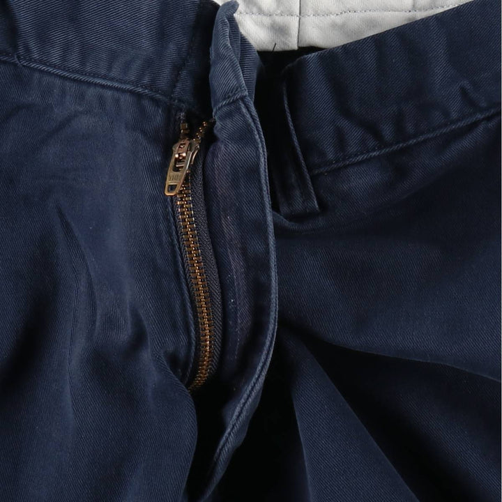 Ralph Lauren POLO RALPH LAUREN Chino Pants Men's W35 equivalent cotton navy blue type Vintage Second Hand