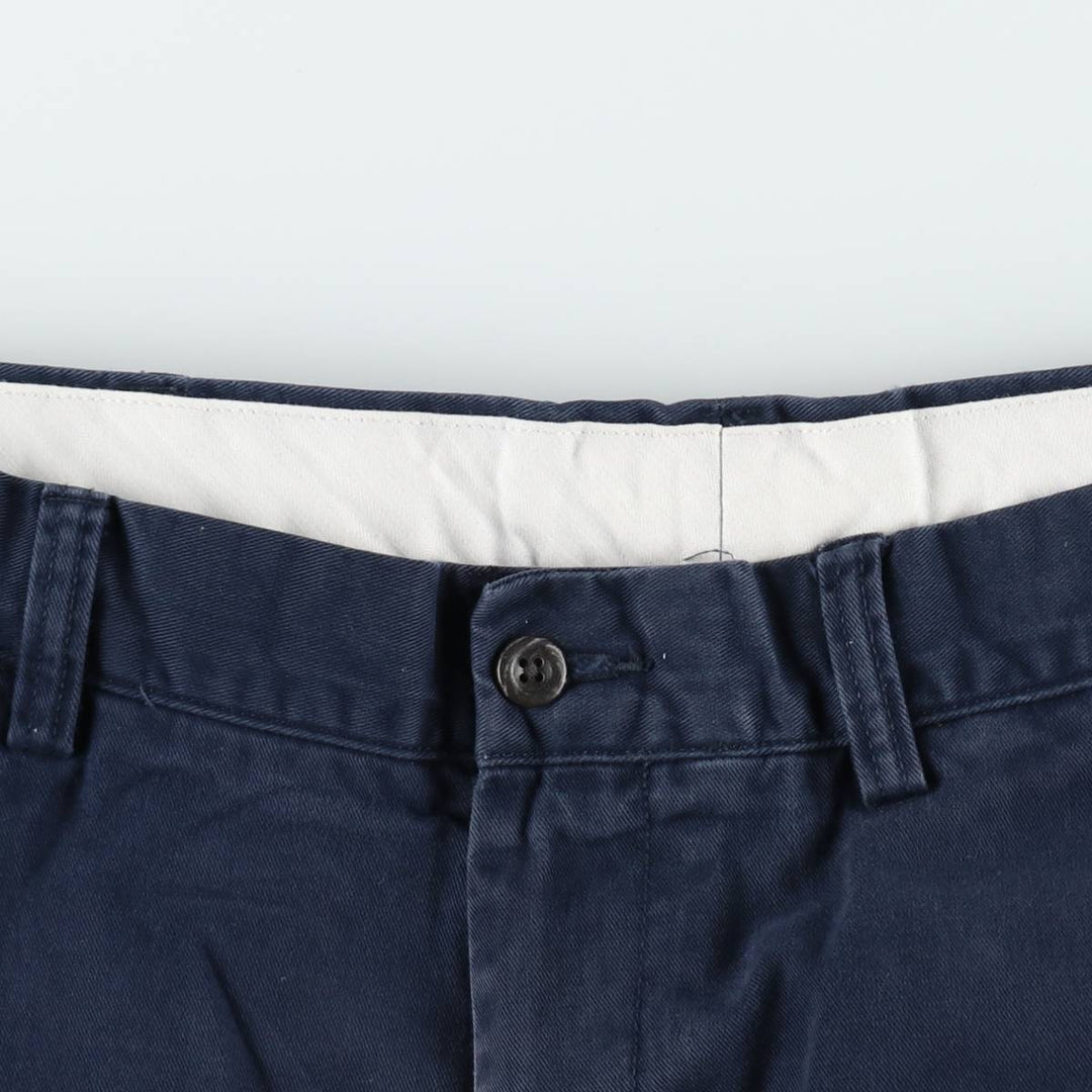 Ralph Lauren POLO RALPH LAUREN Chino Pants Men's W35 equivalent cotton navy blue type Vintage Second Hand