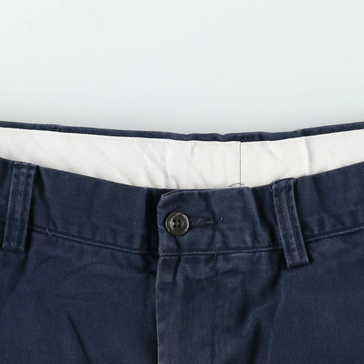 Ralph Lauren POLO RALPH LAUREN Chino Pants Men's W35 equivalent cotton navy blue type Vintage Second Hand