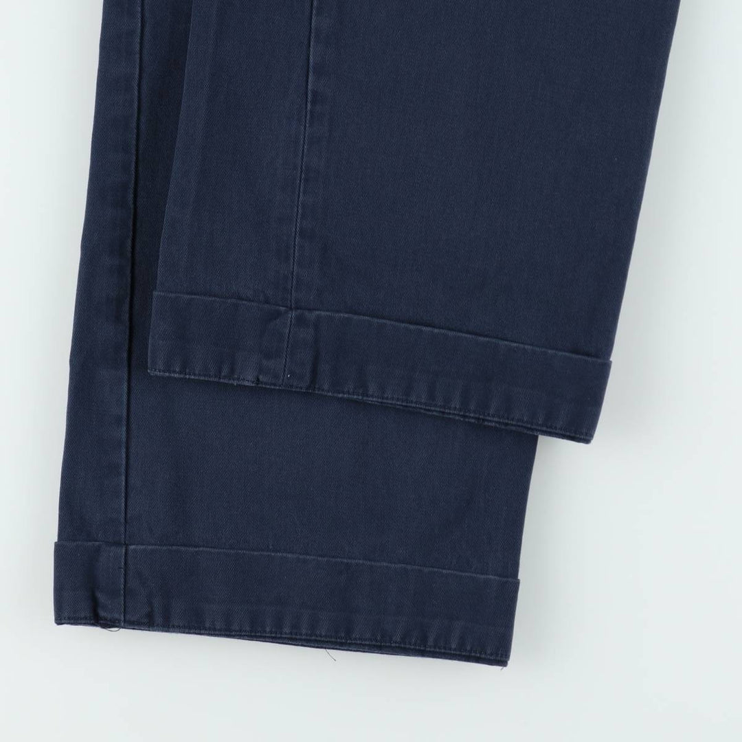 Ralph Lauren POLO RALPH LAUREN Chino Pants Men's W35 equivalent cotton navy blue type Vintage Second Hand