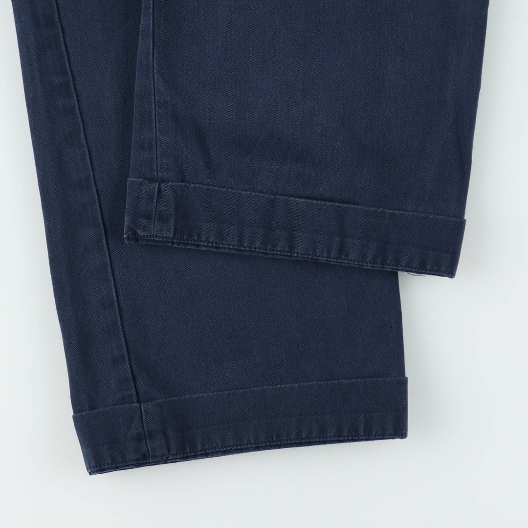 Ralph Lauren POLO RALPH LAUREN Chino Pants Men's W35 equivalent cotton navy blue type Vintage Second Hand