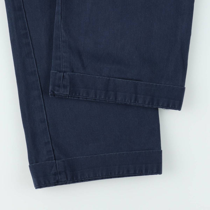 Ralph Lauren POLO RALPH LAUREN Chino Pants Men's W35 equivalent cotton navy blue type Vintage Second Hand