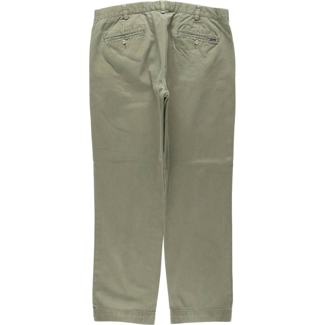 Ralph Lauren POLO RALPH LAUREN Slim Fit Chino Pants, Men's Size W35 (approx.) cotton Khaki type Vintage Second Hand
