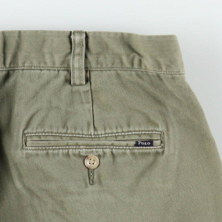 Ralph Lauren POLO RALPH LAUREN Slim Fit Chino Pants, Men's Size W35 (approx.) cotton Khaki type Vintage Second Hand