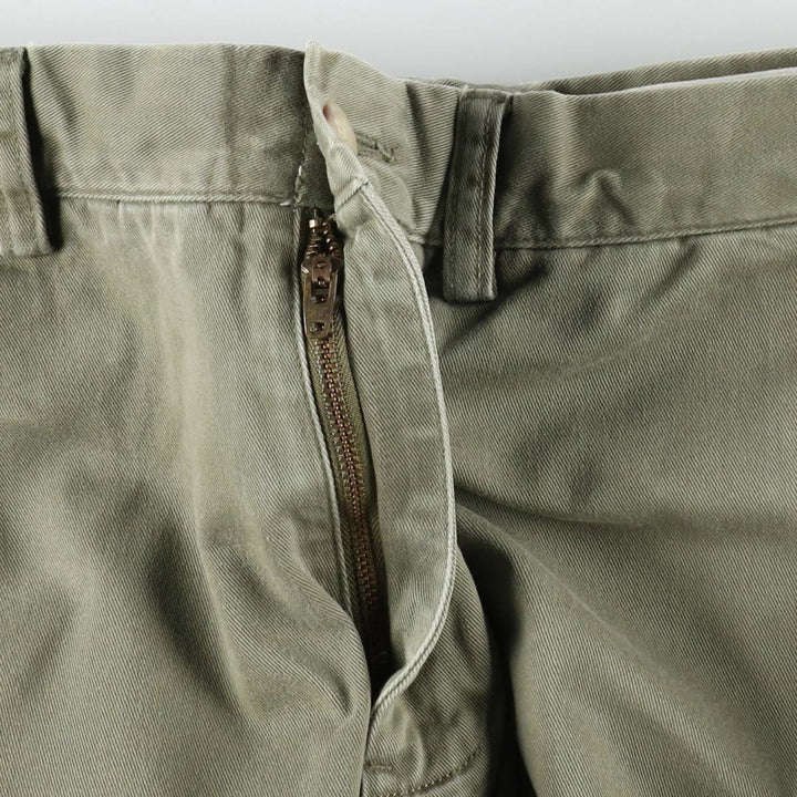 Ralph Lauren POLO RALPH LAUREN Slim Fit Chino Pants, Men's Size W35 (approx.) cotton Khaki type Vintage Second Hand
