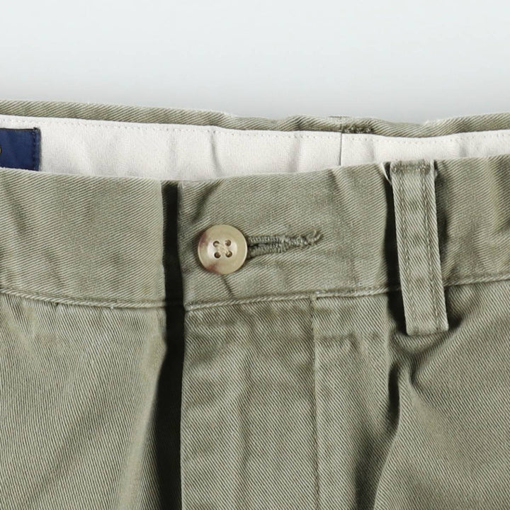 Ralph Lauren POLO RALPH LAUREN Slim Fit Chino Pants, Men's Size W35 (approx.) cotton Khaki type Vintage Second Hand