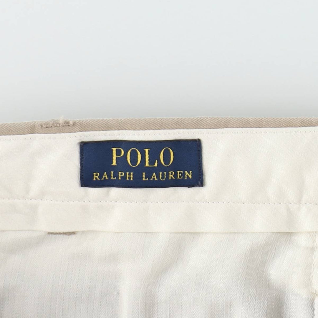 Ralph Lauren POLO RALPH LAUREN Classic Fit Chino Pants, Men's, Size W37 cotton Beige type Vintage Second Hand