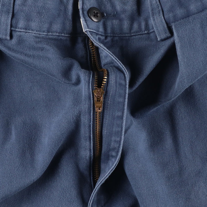 Ralph Lauren Polo Ralph Lauren Two-pleat Chino Pants Men's W30 cotton blue type Vintage Second Hand